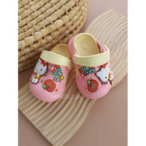Сабо Hello Kitty, персикові