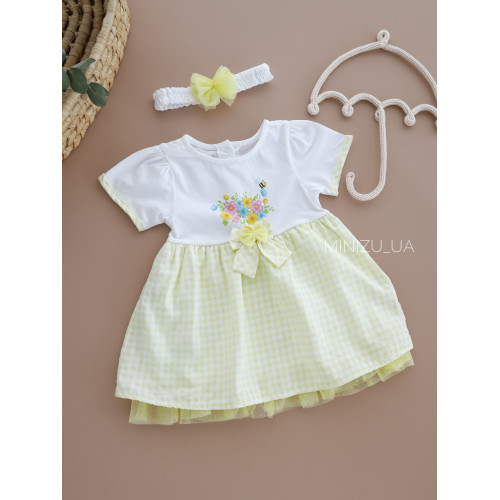 Сукня Little lovely baby, жовте