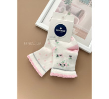 Комплект шкарпеток Caramell Flowers, рожевий