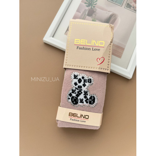 Колготи бавовняні Ведмежатко, рожеві