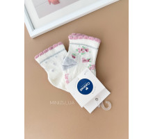 Комплект шкарпеток Caramell Flowers, лиловий