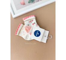 Комплект шкарпеток Caramell Flowers, персиковий