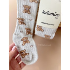 Колготи бавовняні Ведмежата PREMIUM, сірі