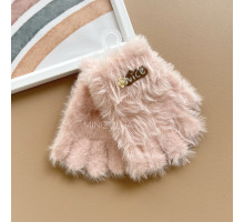 Перчатки Норка 1-2 роки, рожеві