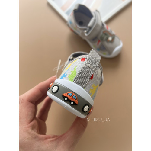 Капчики текстильні Tom.m, сірі