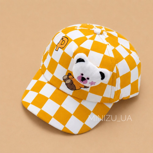 Кепка Bear, жовта