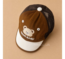 Кепка сіточка Bear, коричнева