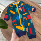 Ромпер на блискавці кольоровий