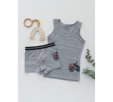 Комплект білизни Moto Grey
