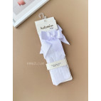 Ажурні гольфи з бантиком White