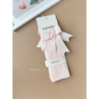Ажурні гольфи з бантиком Pink