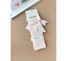 Ажурні гольфи з бантиком Pink