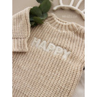 Комлект-трієчка вʼязаний HAPPY beige