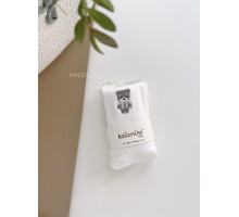 Колготи з вишивкою Bear/дівчинка молочні