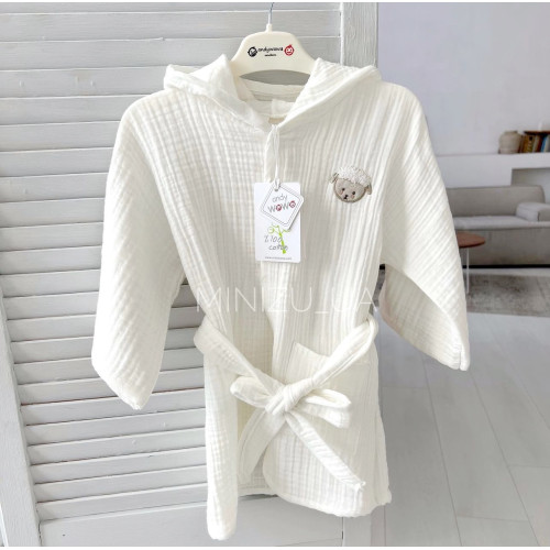 Мусліновий халатик BABY HOME MUSLIN