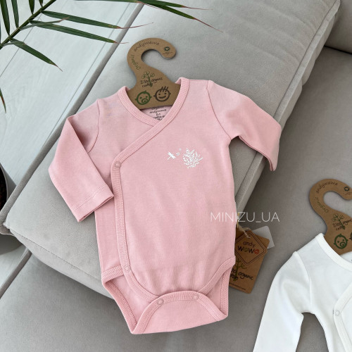 Боді з боковою застібкою, ORGANIK FLORAL