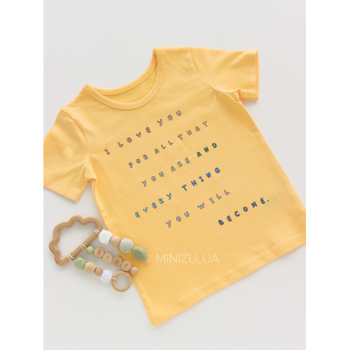 Футболочка DINO, yellow