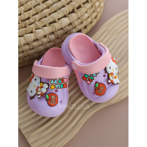 Сабо Hello Kitty, лілові